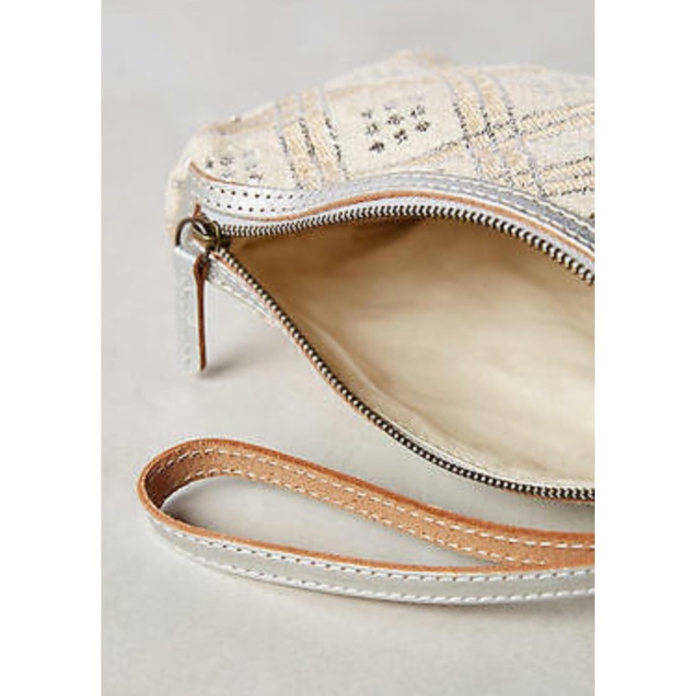 Anthropologie Shimmered Ivrie Wristlet - Picture 2 of 4